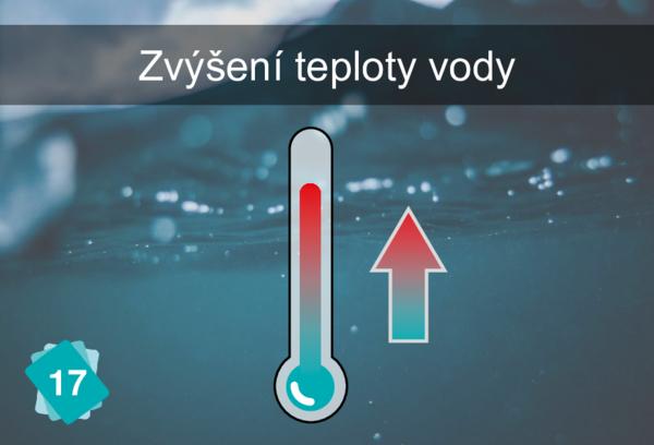 Zvýšení teploty vody