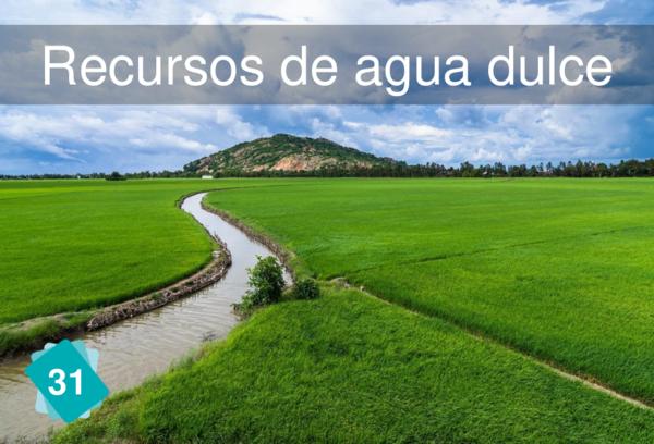 Recursos de agua dulce