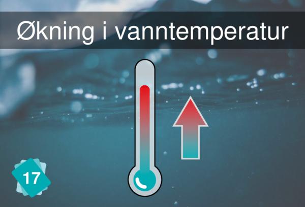 Økning i vanntemperatur 