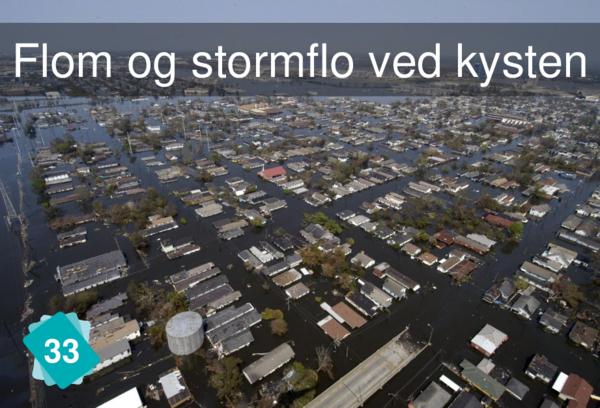 Flom og stormflo ved kysten